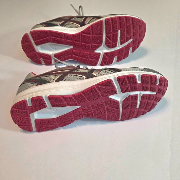ASICS Women’s Running Shoes – Silver Gray & Pink – Size 8.5 - Like New - Picture 5 of 7
